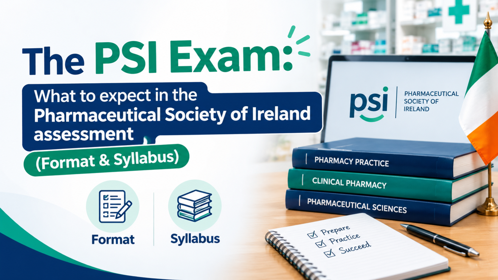 The PSI Exam: What to expect in the Pharmaceutical Society of Ireland assessment (Format & Syllabus)